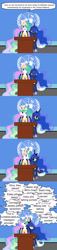 Size: 800x3512 | Tagged: safe, artist:sersys, imported from derpibooru, princess celestia, princess luna, 4chan, brony, comic, drawthread, funny, funny as hell, german, hungarian, microphone, podium, portuguese, russian, this will end in tears, united nations, vulgar
