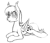Size: 798x685 | Tagged: safe, artist:anearbyanimal, imported from derpibooru, oc, oc only, oc:fruitful melody, bat pony, pony, cat eyes, explicit source, fangs, looking at you, monochrome, slit eyes, slit pupils, solo