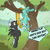 Size: 1024x1024 | Tagged: safe, artist:helmie-art, artist:helmie-d, imported from derpibooru, lightning dust, thunderlane, pegasus, pony, biting, bruised, male, nom, shipping, smiling, straight, tail bite, thunderdust, tree
