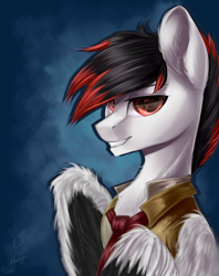 Size: 1024x1293 | Tagged: safe, artist:zefirayn, imported from derpibooru, oc, oc only, pony, solo