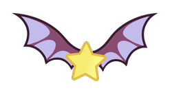 Size: 1128x589 | Tagged: safe, artist:rish--loo, imported from derpibooru, oc, oc only, oc:starway, bat wings, cutie mark, cutie mark only, no pony, simple background, stars, transparent background, vector