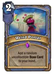 Size: 400x543 | Tagged: safe, imported from derpibooru, screencap, señor huevos, pony, make new friends but keep discord, card, hearthstone, meta, portal, sock puppet, solo, warcraft