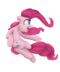 Size: 700x843 | Tagged: safe, artist:chibadeer, imported from derpibooru, pinkie pie, pony, female, simple background, solo, transparent background