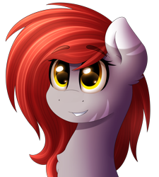 Size: 1800x2000 | Tagged: safe, artist:spirit-dude, imported from derpibooru, oc, oc only, oc:crimson breeze, pony, bust, female, head, looking up, mare, portrait, simple background, solo, transparent background