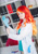 Size: 1130x1600 | Tagged: safe, artist:sunny-tooi, imported from derpibooru, sunset shimmer, human, equestria girls, clothes, cosplay, costume, gloves, irl, irl human, lab coat, latex gloves, medical gloves, photo, plushie, rubber gloves, solo, sunset the science gal