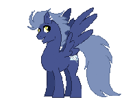 Size: 200x152 | Tagged: safe, artist:nemovonsilver, imported from derpibooru, oc, oc only, oc:feather bliss, pony, animated, blinking, gif, piercing, pixel art, solo