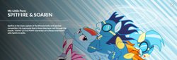 Size: 1249x424 | Tagged: safe, imported from derpibooru, misty fly, rainbow dash, rarity, soarin', spitfire, pony, sonic rainboom (episode), clothes, official, uniform, wonderbolts, wonderbolts uniform, you had one job