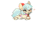 Size: 1280x1024 | Tagged: safe, artist:kapusha-blr, imported from derpibooru, coco pommel, earth pony, pony, animated, blushing, female, gif, heart, one eye closed, solo, wink