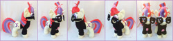 Size: 3090x742 | Tagged: safe, artist:lilmoon, imported from derpibooru, moondancer, pony, irl, photo, plushie, self ponidox