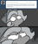 Size: 666x761 | Tagged: safe, artist:egophiliac, imported from derpibooru, princess luna, moonstuck, ask, cartographer's cap, determined, female, filly, grayscale, hat, monochrome, solo, tumblr, woona, woonoggles, younger