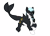 Size: 3300x2344 | Tagged: safe, artist:azraelartz, artist:theecchiqueen, imported from derpibooru, oc, oc only, oc:mako, earth pony, hybrid, orca pony, original species, ear piercing, gift art, looking at you, male, piercing, raised hoof, simple background, solo, stallion, transparent background