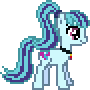 Size: 90x90 | Tagged: safe, artist:botchan-mlp, imported from derpibooru, sonata dusk, pony, equestria girls, animated, blinking, cute, equestria girls ponified, female, gif, mare, ponified, simple background, solo, sonatabetes, standing, transparent background