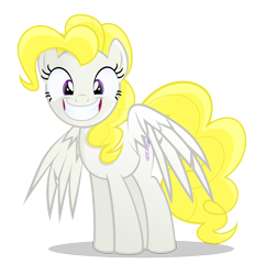 Size: 5000x5164 | Tagged: safe, artist:rainbownspeedash, imported from derpibooru, surprise, pegasus, pony, absurd resolution, big grin, female, g1 to g4, g4, generation leap, simple background, solo, spread wings, transparent background, vector