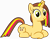Size: 10239x8022 | Tagged: safe, artist:itspeahead, artist:peahead, imported from derpibooru, oc, oc only, oc:cherry lights, pony, unicorn, absurd resolution, cutie mark, green eyes, lying, lying down, show accurate, simple background, smiling, solo, transparent background, vector