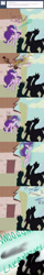 Size: 1280x7928 | Tagged: safe, artist:randythealicorn, imported from derpibooru, discord, starlight glimmer, absurd resolution, ask, batman, batmare, eris, laser, rule 63, tumblr, tumblr comic
