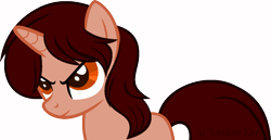 Size: 800x413 | Tagged: safe, artist:t-aroutachiikun, imported from derpibooru, oc, oc only, oc:bloodthirst, pony, unicorn, base used, female, mare, simple background, solo, transparent background