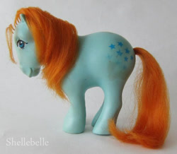 Size: 589x513 | Tagged: safe, imported from derpibooru, blue belle, colombia, g1, irl, photo, solo, toy, variant