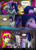 Size: 800x1120 | Tagged: safe, artist:g-glory, imported from derpibooru, sunset shimmer, twilight sparkle, comic:up late, equestria girls, friendship games, alternate clothes, alternate costumes, blushing, breast pillow, clothes, comic, cooking, cute, female, lesbian, manga, pajamas, scene interpretation, shimmerbetes, shipping, sunsetsparkle, twiabetes