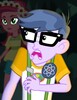 Size: 77x100 | Tagged: safe, imported from derpibooru, screencap, microchips, equestria girls, legend of everfree, glasses, scared