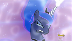 Size: 1280x738 | Tagged: safe, imported from derpibooru, screencap, princess luna, pony, do princesses dream of magic sheep, crying, female, gritted teeth, mare, solo