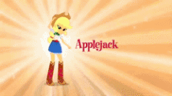 Size: 260x146 | Tagged: safe, imported from derpibooru, applejack, rarity, human, equestria girls, animated, boots, bracelet, clothes, cowboy boots, cowboy hat, denim skirt, gif, glitter, hat, high heel boots, irl, irl human, jewelry, live action, looking at you, music video, photo, skirt, stetson