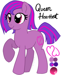 Size: 600x740 | Tagged: safe, artist:tambelon, imported from derpibooru, oc, oc only, oc:queen heartbeat, earth pony, pony, female, mare, solo