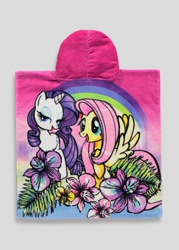 Size: 1000x1400 | Tagged: safe, imported from derpibooru, fluttershy, rarity, merchandise, towel