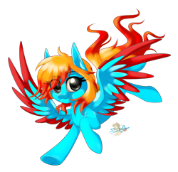 Size: 800x773 | Tagged: safe, artist:unisoleil, imported from derpibooru, oc, oc only, oc:chaos angel, pegasus, pony, female, mare, solo