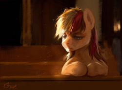 Size: 900x665 | Tagged: safe, artist:catmag, imported from derpibooru, oc, oc only, earth pony, pony, male, solo, stallion