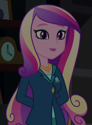 Size: 468x633 | Tagged: safe, imported from derpibooru, screencap, princess cadance, equestria girls, friendship games, cropped, dean cadance, female, solo