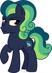 Size: 506x700 | Tagged: safe, artist:tambelon, imported from derpibooru, oc, oc only, oc:poppycock, earth pony, pony, male, solo, stallion, watermark