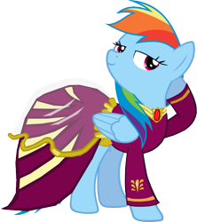 Size: 645x726 | Tagged: safe, artist:megarainbowdash2000, imported from derpibooru, rainbow dash, inspiration manifestation, arm behind head, clothes, dress, female, model, modeling, rainbow dash always dresses in style, simple background, solo, transparent background, vector