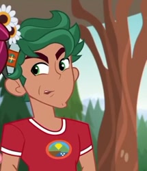 Size: 408x475 | Tagged: safe, imported from derpibooru, screencap, gloriosa daisy, timber spruce, equestria girls, legend of everfree, faic, male, solo