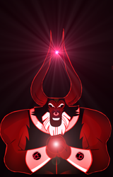 Size: 720x1126 | Tagged: safe, artist:tajgon01, imported from derpibooru, lord tirek, crossover, dc comics, evil grin, green lantern, grin, male, red lantern, smiling, solo