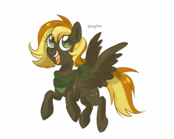 Size: 5000x4000 | Tagged: safe, artist:kaikururu, imported from derpibooru, oc, oc only, oc:autumn harvest, pegasus, pony, absurd resolution, happy, smiling, solo