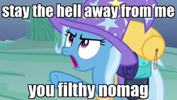 Size: 1280x720 | Tagged: safe, edit, edited screencap, imported from derpibooru, screencap, trixie, pony, to where and back again, angry, cute, fantastic beasts and where to find them, female, harry potter (series), image macro, meme, pointing, solo, trixie yells at everything, united states