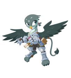 Size: 1100x1200 | Tagged: safe, artist:l8lhh8086, imported from derpibooru, gabby, griffon, armor, book, female, scroll, simple background, solo, transparent background