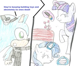 Size: 958x820 | Tagged: safe, artist:luigiandamyfan, imported from derpibooru, rarity, twilight sparkle, 2 panel comic, clothes, comic, cosplay, costume, crossover, jack skellington, sonic the hedgehog, sonic the hedgehog (series), the nightmare before christmas, traditional art