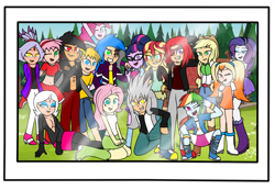 Size: 1024x709 | Tagged: safe, artist:enderboy1908, imported from derpibooru, applejack, fluttershy, pinkie pie, rainbow dash, rarity, sci-twi, sunset shimmer, twilight sparkle, equestria girls, amy rose, blaze the cat, cream the rabbit, crossover, equestria girls-ified, humane five, humane seven, humane six, knuckles the echidna, legs, miles "tails" prower, ow the edge, rouge the bat, shadow the hedgehog, silver the hedgehog, sleeveless, sonic the hedgehog, sonic the hedgehog (series), tanktop