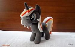 Size: 800x500 | Tagged: safe, artist:egalgay, imported from derpibooru, oc, oc only, oc:velvet remedy, pony, unicorn, fallout equestria, fanfic, female, handmade, horn, irl, mare, photo, plushie, solo