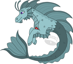 Size: 794x700 | Tagged: safe, artist:tambelon, imported from derpibooru, oc, oc only, oc:allegro, hippocampus, merpony, siren, male, siren oc, solo, watermark