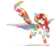 Size: 3000x2520 | Tagged: safe, artist:little-sketches, artist:php146, imported from derpibooru, oc, oc only, alicorn, pony, colored wings, eye clipping through hair, female, high res, mare, rainbow power, simple background, solo, transparent background