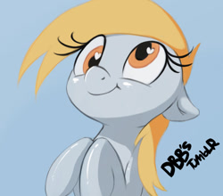 Size: 1024x900 | Tagged: safe, artist:starblaze25, imported from derpibooru, derpy hooves, pegasus, pony, female, floppy ears, heart eyes, mare, simple background, smiling, solo, wingding eyes