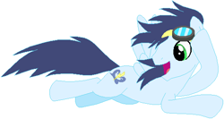 Size: 566x301 | Tagged: safe, artist:ra1nb0wk1tty, imported from derpibooru, soarin', pony, male, simple background, solo, white background