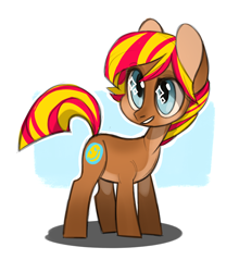 Size: 702x798 | Tagged: safe, artist:kapusha-blr, imported from derpibooru, oc, oc only, earth pony, pony, solo