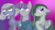 Size: 1280x720 | Tagged: safe, artist:jbond, imported from derpibooru, limestone pie, marble pie, maud pie, earth pony, pony, female, mare, pie sisters, siblings, sisters, smiling, smirk, trio