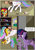 Size: 1488x2105 | Tagged: safe, artist:fimstargazer, imported from derpibooru, princess celestia, spike, sunset shimmer, twilight sparkle, alicorn, dragon, pony, unicorn, comic:memories, book, bookshelf, comic, forgiveness, happy, homesick shimmer, hug, momlestia, reconciliation, reunion, the prodigal sunset, twilight sparkle (alicorn), underhoof