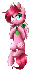 Size: 970x2024 | Tagged: safe, artist:scarlet-spectrum, imported from derpibooru, oc, oc only, oc:cotton candy, pegasus, pony, bandana, commission, cute, ear piercing, femboy, green eyes, juice, juice box, looking at you, male, piercing, simple background, smiling, solo, stallion, transparent background