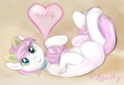 Size: 3205x2206 | Tagged: safe, artist:aponty, artist:php125, imported from derpibooru, oc, oc only, oc:softkittycara, earth pony, pony, cat ears, female, heart, mare, solo, yarn, yarn ball