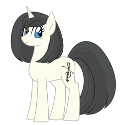 Size: 1024x1043 | Tagged: safe, artist:azure-art-wave, imported from derpibooru, oc, oc only, oc:mia strings, pony, unicorn, female, mare, offspring, parent:neon lights, parent:vinyl scratch, parents:vinylights, simple background, solo, transparent background